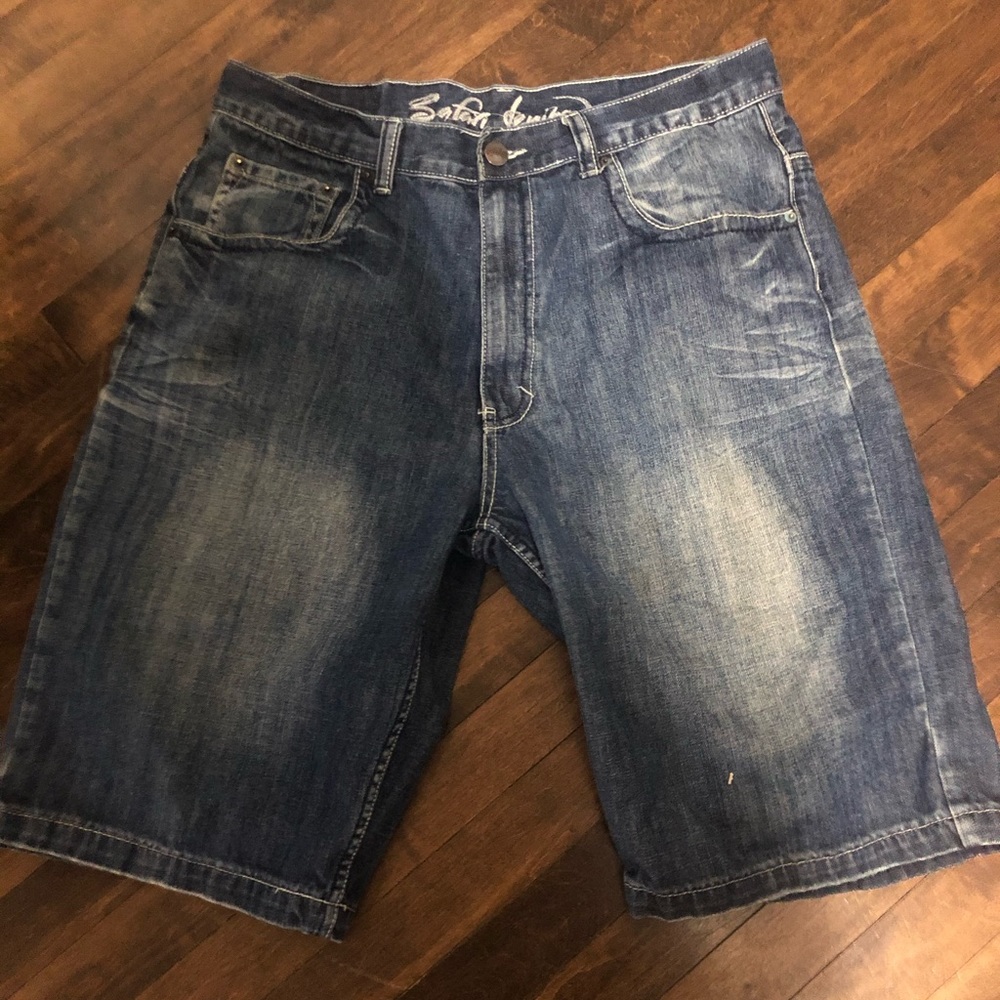 Safari Denim Shorts